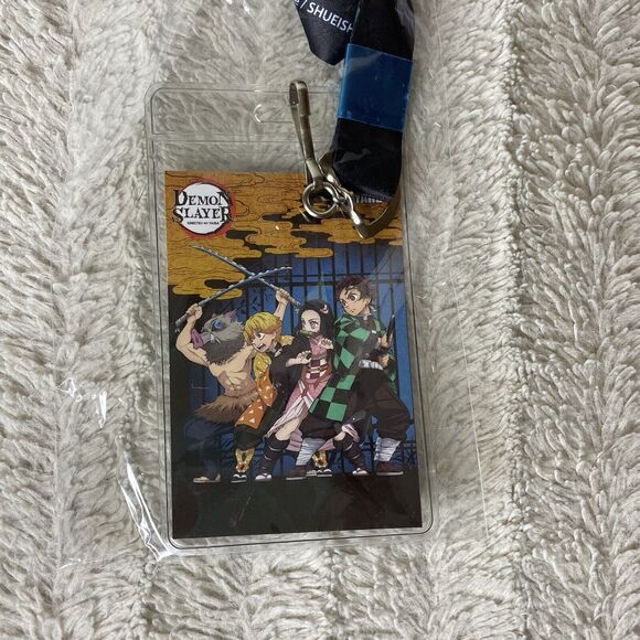 New Demon Slayer Group Lanyard Kimetsu No Yaiba Badge ID Travel Anime - Picture 1 of 7